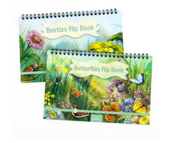 Butterflies & Beetles Flip Book