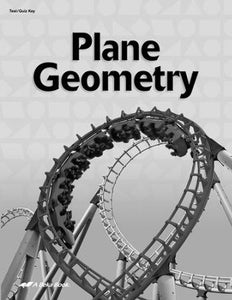 Plane Geometry Test Quiz Key