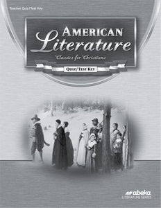 American Literature Quiz/Test Key