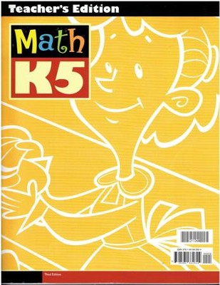 BJU Math K5 Teacher's Edition