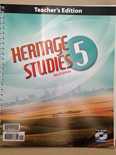 BJU Heritage Studies 5 Teacher's Edition
