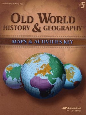 Old World History & Geography Maps & Activities Key