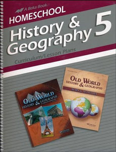 Abeka Homeschool History & Geography 5 Curriculum/Lesson Plans