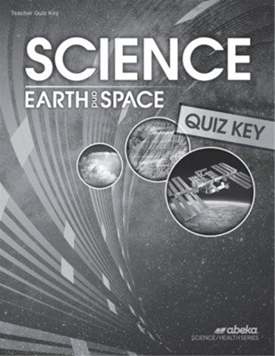 Science Earth and Space Quiz Key