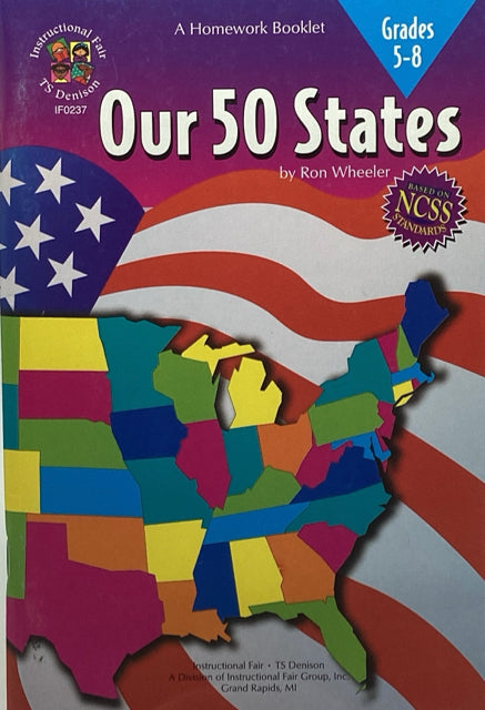 Our 50 States: A Homework Booklet (Grades 5-8)