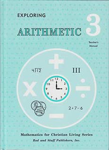 Exploring Arithmetic 3 Teacher's Manual