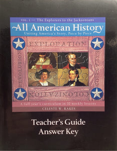 All American History Volume 1 Teacher's Guide