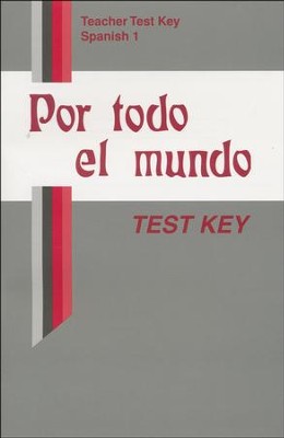 Spanish 1 Test Key