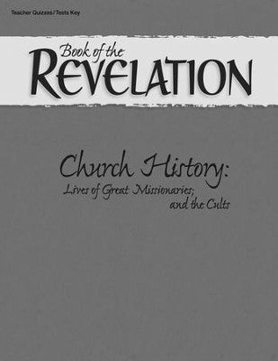 Book of the Revelation Quiz/Test Key