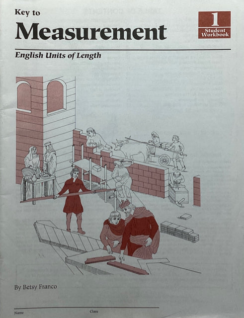 Key To Measurement Student Workbook 1