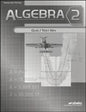 Abeka Algebra 2 Quiz / Test Key