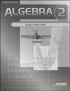 Algebra 2 Test/Quiz Key