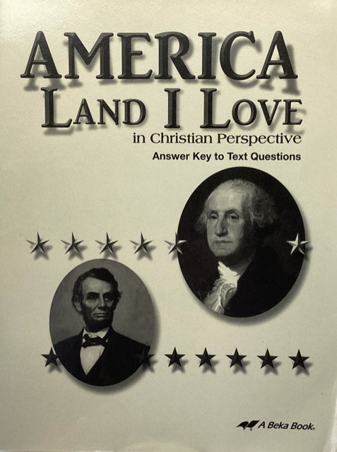 America Land I Love Answer Key & Text Questions