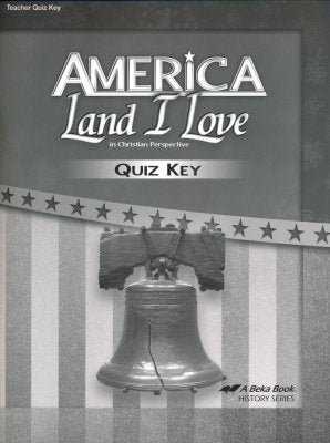 America Land I Love Quiz Key