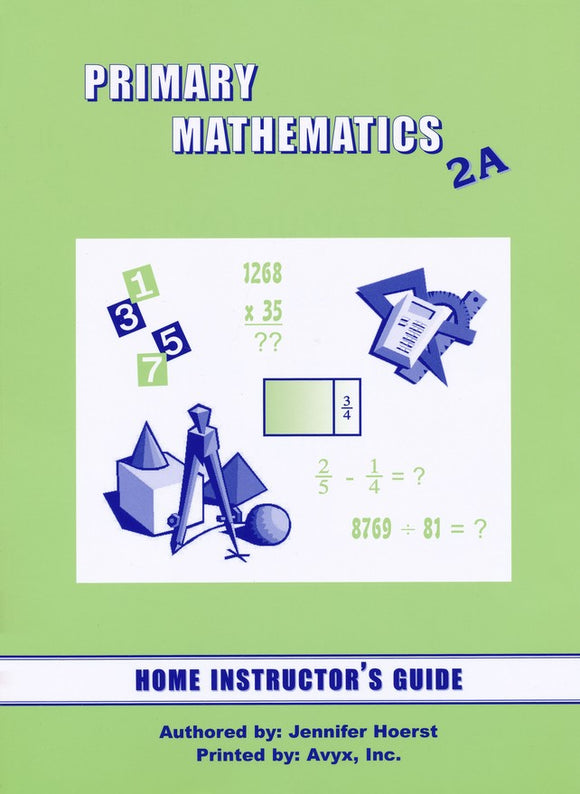 Primary Mathematics 2A Instructor Guide