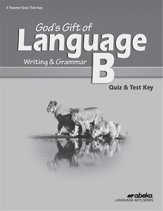 God's Gift of Language B Quiz/Test Key