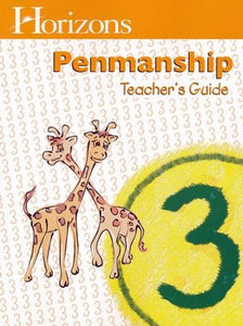 Horizons Penmanship 3 Teacher's Guide