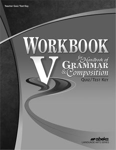 Workbook V Quiz/Test Key