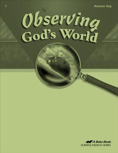 Observing God's World Answer Key