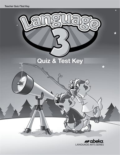 Language 3 Quiz and Test Key
