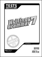 Writing & Grammar 7 Tests Third Edition